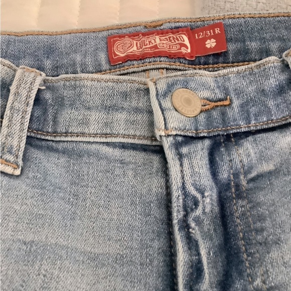 Lucky Brand Boot Cut Embroidered Jeans - Picture 1 of 6